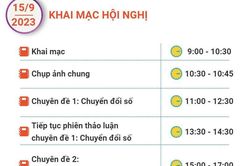 Lịch trình sự kiện Hội nghị Nghị sỹ Trẻ Toàn cầu lần thứ 9