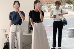 10 cách mặc áo len cộc tay chuẩn thanh lịch tới công sở