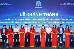 Viglacera khánh thành dây chuyền sản xuất đá nung kết