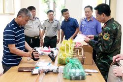 Tiêu hủy vật liệu nổ, vũ khí quân dụng là vật chứng vụ án