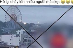 Bác tin 'cháy lớn ở quận Tây Hồ, nhiều người mắc kẹt'