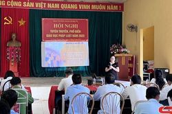 Hội nghị tuyên truyền, phổ biến, giáo dục pháp luật tại xã Co Tòng
