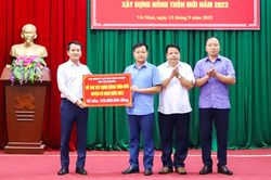 Hỗ trợ huyện Võ Nhai 1,4 tỷ đồng xây dựng nông thôn mới