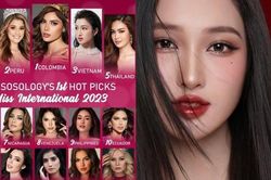 Á hậu Phương Nhi được chọn vào Top 3 bảng xếp hạng dự đoán Miss International 2023