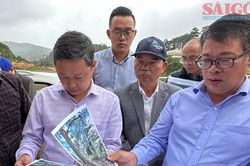 Phó Chủ tịch UBND tỉnh Lâm Đồng chỉ đạo xử lý vụ làm đường trái phép trong Khu du lịch hồ Tuyền Lâm