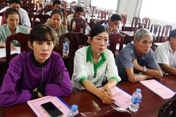 Nâng cao nghiệp vụ cho hòa giải viên cơ sở của huyện Tri Tôn