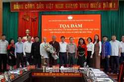 Tọa đàm thực hiện nếp sống văn minh trong việc cưới, việc tang của dân tộc Cao Lan trên địa bàn tỉnh Tuyên Quang