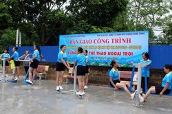 TP. Sông Công: Bàn giao công trình thể thao ngoài trời