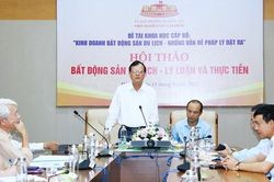 Hội thảo bất động sản du lịch - lý luận và thực tế