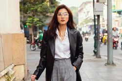 Cách phối đồ với áo sơ mi oversize nữ