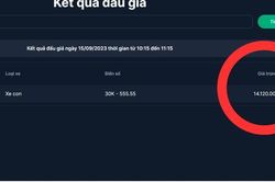 Biển số xe siêu đẹp của Hà Nội được đấu giá thành công hơn 14 tỷ