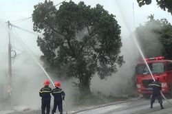 Bảo Thắng: Diễn tập chữa cháy và cứu nạn, cứu hộ tại xã Xuân Quang