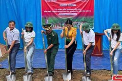 Khởi công xây dựng điểm trường ở khu vực biên giới