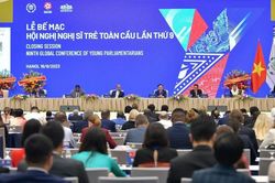 Hội nghị Nghị sĩ trẻ toàn cầu lần thứ 9 hoàn thành chương trình nghị sự chính thức