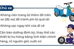 Cảnh sát khuyến cáo việc sạc xe điện ở chung cư