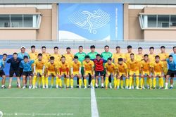 Olympic Việt Nam tập buổi đầu tại Trung Quốc, sẵn sàng cho ASIAD 19