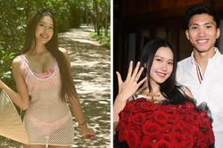Doãn Hải My sau 3 năm thi hoa hậu: Nhan sắc vạn người mê, hạ quyết tâm cưới Đoàn Văn Hậu