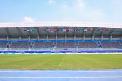 Chiêm ngưỡng mặt cỏ sân Linping trước trận ra quân của Olympic Việt Nam