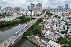 Tuyến metro số 1 vươn hình hài trong lòng đô thị
