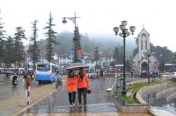 Cảnh báo mưa to cục bộ
