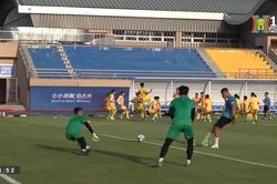 Olympic Việt Nam tập buổi đầu tiên ở Hàng Châu (Trung Quốc)