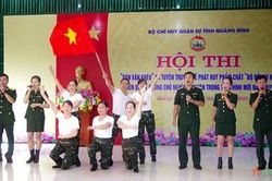 Bộ Chỉ huy Quân sự tỉnh Quảng Bình tổ chức Hội thi 'Dân vận khéo'