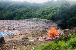 Hà Giang tiêu hủy số lượng lớn bia, mỳ tôm nhập lậu
