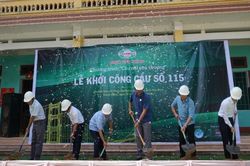 Nhựa Tiền Phong khởi công cầu nối yêu thương số 115 tại tỉnh Hòa Bình