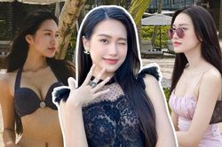 Vợ sắp cưới của Đoàn Văn Hậu chăm chỉ khoe 'tuyết lê' với phong cách kiệm vải