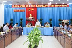 Tập trung thực hiện Dự án tuyến đường bộ cao tốc Châu Đốc - Cần Thơ - Sóc Trăng, đoạn đi qua địa phận tỉnh An Giang