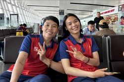 Tuyển nữ Việt Nam lên đường sang Trung Quốc, bắt đầu hành trình tại ASIAD 19