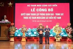 Bộ Tham mưu Cảnh sát biển Việt Nam công bố quyết định thành lập Phòng Quân báo - Trinh sát