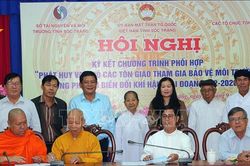 Phát huy vai trò các tôn giáo tham gia bảo vệ môi trường