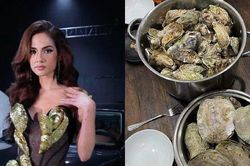 Kiều nữ lai cực xinh đẹp đang hot mạng xã hội Việt che chắn cơ thể bằng vỏ hàu