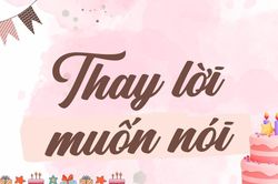 Thay lời muốn nói