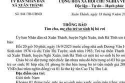 Phát hiện bé sơ sinh bị bỏ rơi trước cổng nhà dân