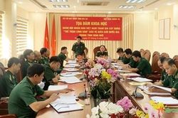 Tọa đàm Khoa học quân sự Quân đội nhân dân Việt Nam tham gia xây dựng 'thế trận lòng dân' bảo vệ quốc gia trong tình hình mới