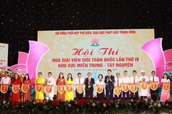 17 đội tham gia Hội thi Hòa giải viên giỏi toàn quốc khu vực miền Trung - Tây Nguyên