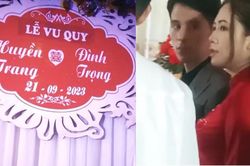 Cầu thủ Đình Trọng và bạn gái 9 năm tổ chức hôn lễ