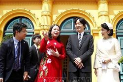 Phó Chủ tịch nước Võ Thị Ánh Xuân đón và hội đàm với Hoàng Thái tử Nhật Bản