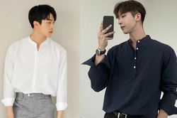Những mẫu áo sơ mi cổ tàu đang được đấng mày râu săn lùng