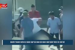 Bị nghi ngờ bám theo ô tô chở dê với ý đồ xấu, nam thanh niên bị đánh nhập viện