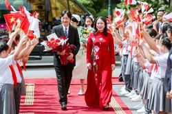 Phó Chủ tịch nước Võ Thị Ánh Xuân hội kiến với Hoàng Thái tử và Công nương Nhật Bản