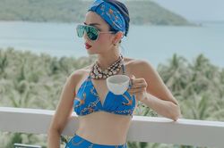 Lệ Quyên diện bikini, khoe body 'thách thức camera thường' ở tuổi 42