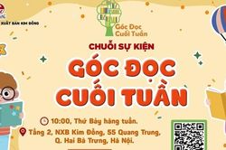 'Góc đọc cuối tuần' dành cho thiếu nhi