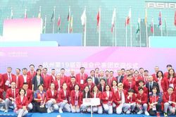 Lễ thượng cờ Đoàn Thể thao Việt Nam tại ASIAD 19