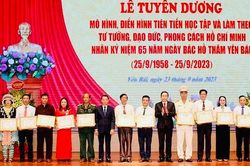 Yên Bái: Tuyên dương 65 tập thể, cá nhân điển hình tiên tiến học tập và làm theo Bác