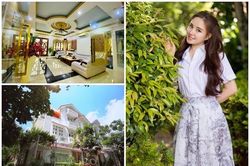 Khám phá hai căn biệt thự nghìn mét vuông của Vy Oanh