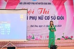 Đăk Đoa (Gia Lai): Tổ chức thành công Hội thi 'Cán bộ Hội phụ nữ cơ sở giỏi'