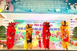 Pleiku: Đêm hội giao lưu 'Thanh thiếu nhi vui múa lân truyền thống'